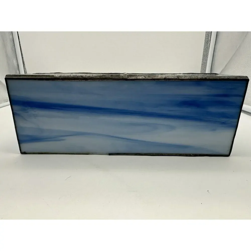 Stained Glass Tiffany Style Tissue Box Cover Decorative Decor Read